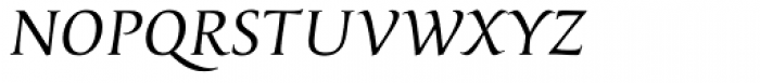 Classica Light Expert Italic Font LOWERCASE