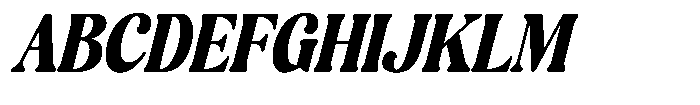 Classica Motion Italic Font UPPERCASE