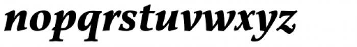 Classica Pro Bold Italic Font LOWERCASE