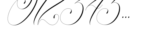 Classical Calligraphy Regular Font OTHER CHARS