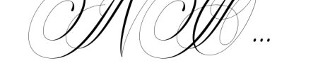 Classical Calligraphy Regular Font UPPERCASE