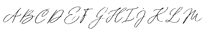 Classical Pride Script Regular Font UPPERCASE