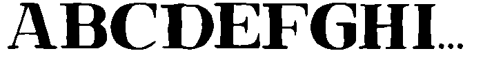 Classical Pride Serif Font UPPERCASE