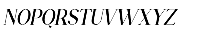 Classical Prime Italic Font UPPERCASE