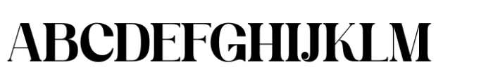 Classical Romance Black Font UPPERCASE