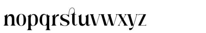 Classical Romance Demi Bold Font LOWERCASE