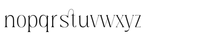 Classical Romance Extra Light Font LOWERCASE