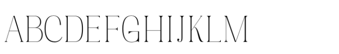 Classical Romance Thin Font UPPERCASE