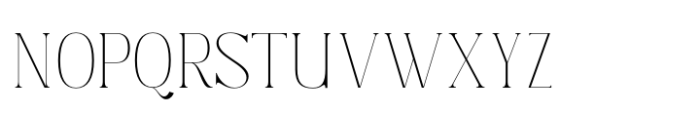 Classical Romance Thin Font UPPERCASE