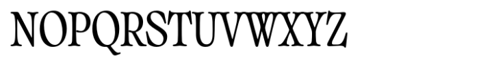 Classicel Serif Bold Condensed Font UPPERCASE
