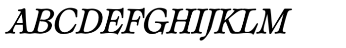 Classicel Serif Bold Italic Font UPPERCASE