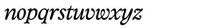 Classicel Serif Bold Italic Font LOWERCASE