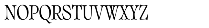 Classicel Serif Condensed Font UPPERCASE
