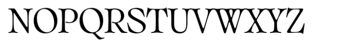 Classicel Serif Regular Font UPPERCASE