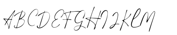 Classicore Script Font UPPERCASE