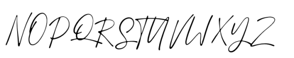 Classicore Script Font UPPERCASE