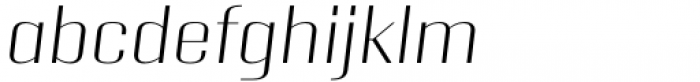 Classike Light Italic Font LOWERCASE