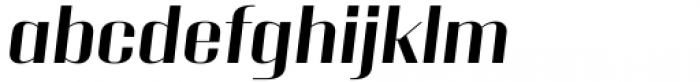 Classike Semi Bold Italic Font LOWERCASE