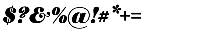 Classique Black Italic Font OTHER CHARS