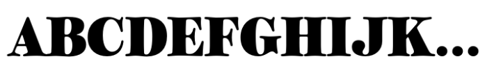 Classique Black Font UPPERCASE
