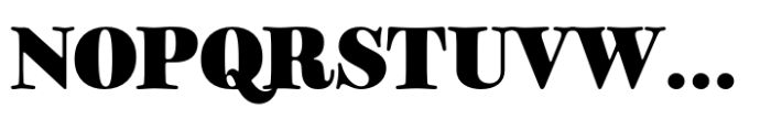 Classique Black Font UPPERCASE