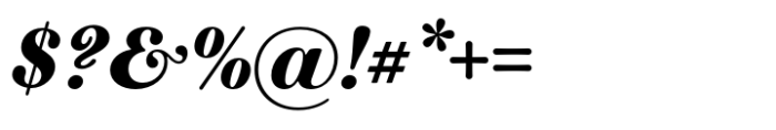 Classique Bold Italic Font OTHER CHARS