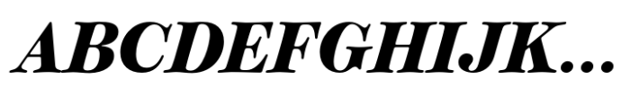 Classique Bold Italic Font UPPERCASE