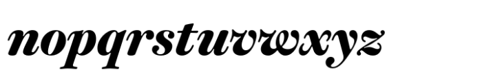 Classique Bold Italic Font LOWERCASE