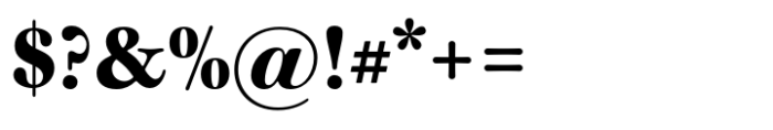 Classique Bold Font OTHER CHARS