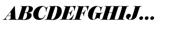 Classique Display Black Italic Font UPPERCASE