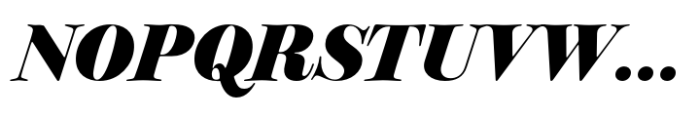 Classique Display Black Italic Font UPPERCASE