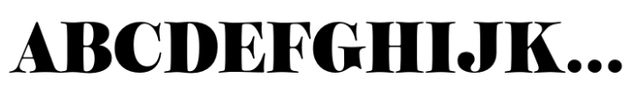 Classique Display Black Font UPPERCASE