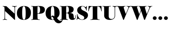 Classique Display Black Font UPPERCASE