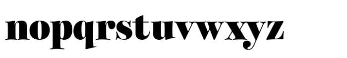 Classique Display Black Font LOWERCASE