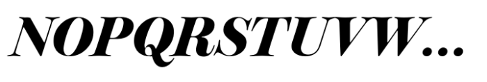 Classique Display Bold Italic Font UPPERCASE