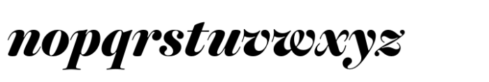 Classique Display Bold Italic Font LOWERCASE