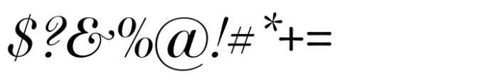 Classique Display Italic Font OTHER CHARS