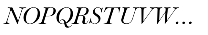 Classique Display Italic Font UPPERCASE