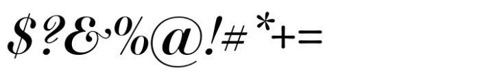 Classique Display Medium Italic Font OTHER CHARS