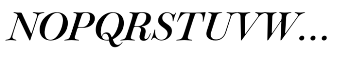 Classique Display Medium Italic Font UPPERCASE