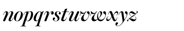 Classique Display Medium Italic Font LOWERCASE