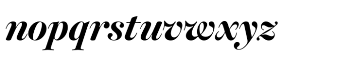 Classique Display SemiBold Italic Font LOWERCASE