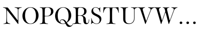 Classique Display Font UPPERCASE