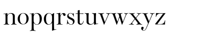 Classique Display Font LOWERCASE