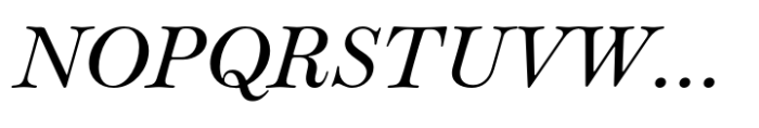 Classique Italic Font UPPERCASE