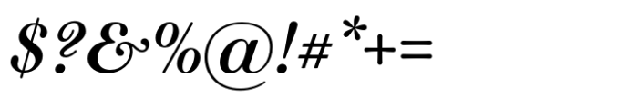 Classique Medium Italic Font OTHER CHARS