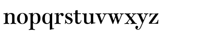 Classique Medium Font LOWERCASE