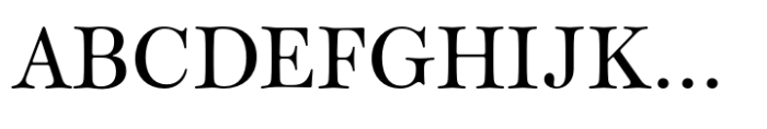 Classique Regular Font UPPERCASE