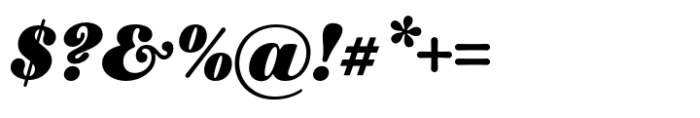 Classique Text Black Italic Font OTHER CHARS
