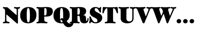 Classique Text Black Font UPPERCASE